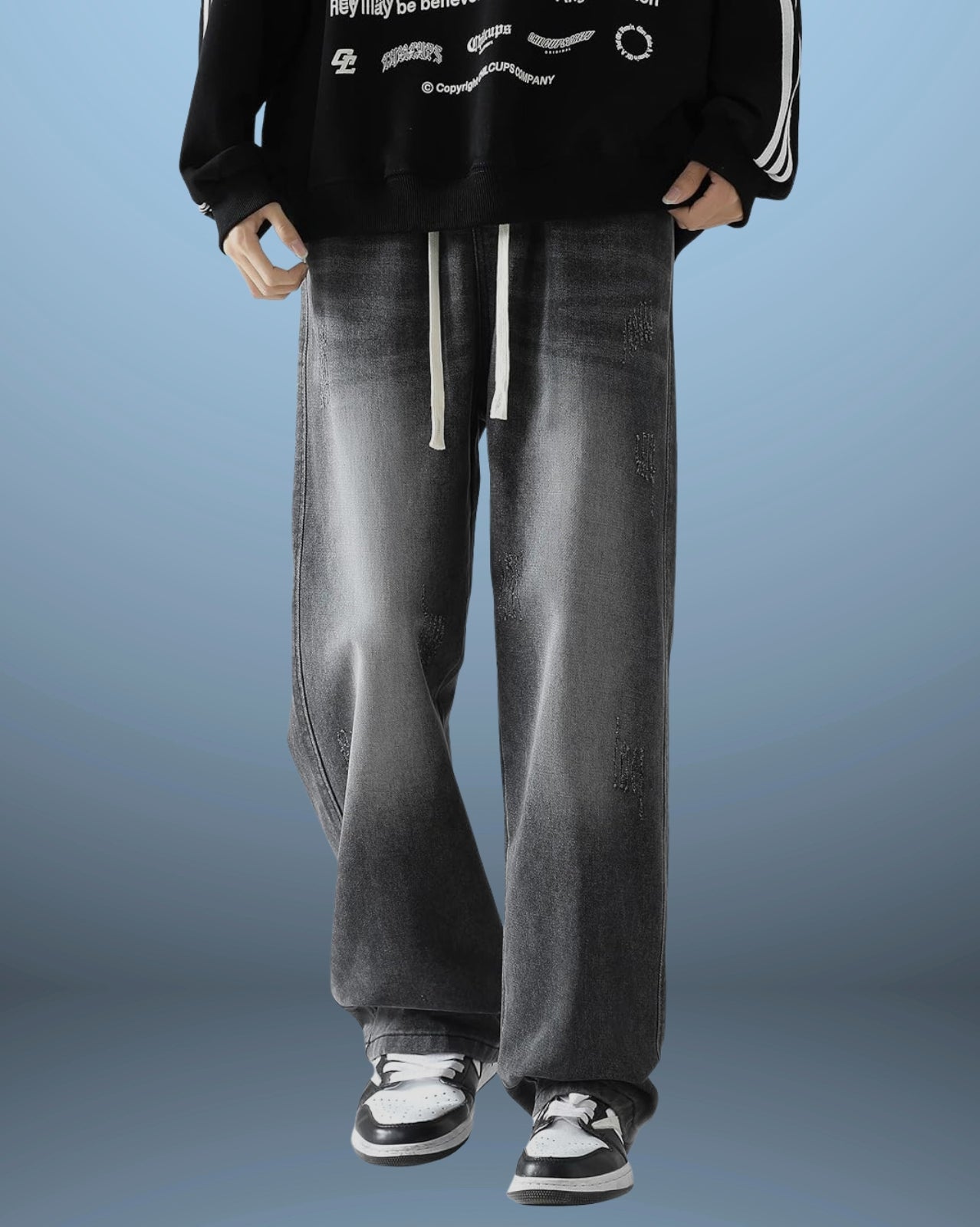 Distressed Denim Jeans