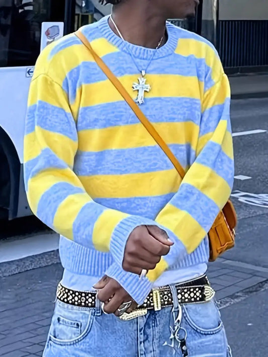 Yellow Stripe Sweater