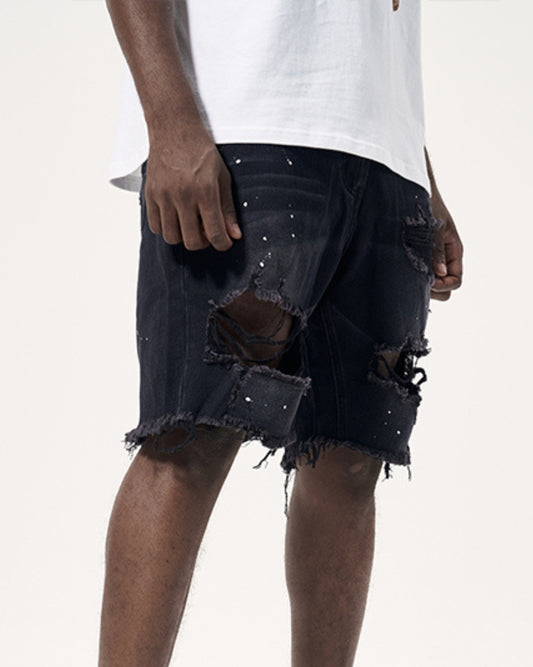 Ripped Urban Denim Shorts