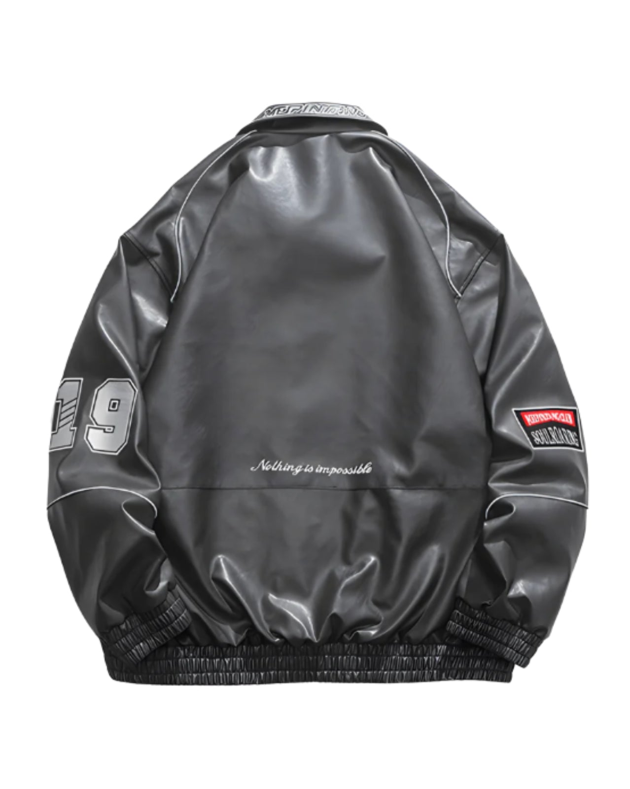 Racing Jacket - Brown, Black, White