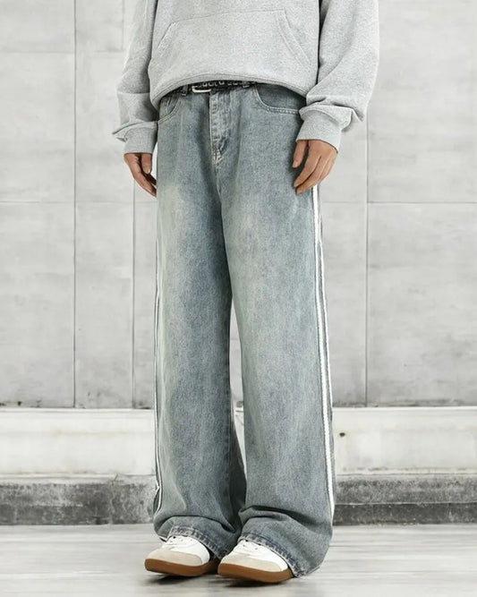 Triple Stripe Denim Jeans