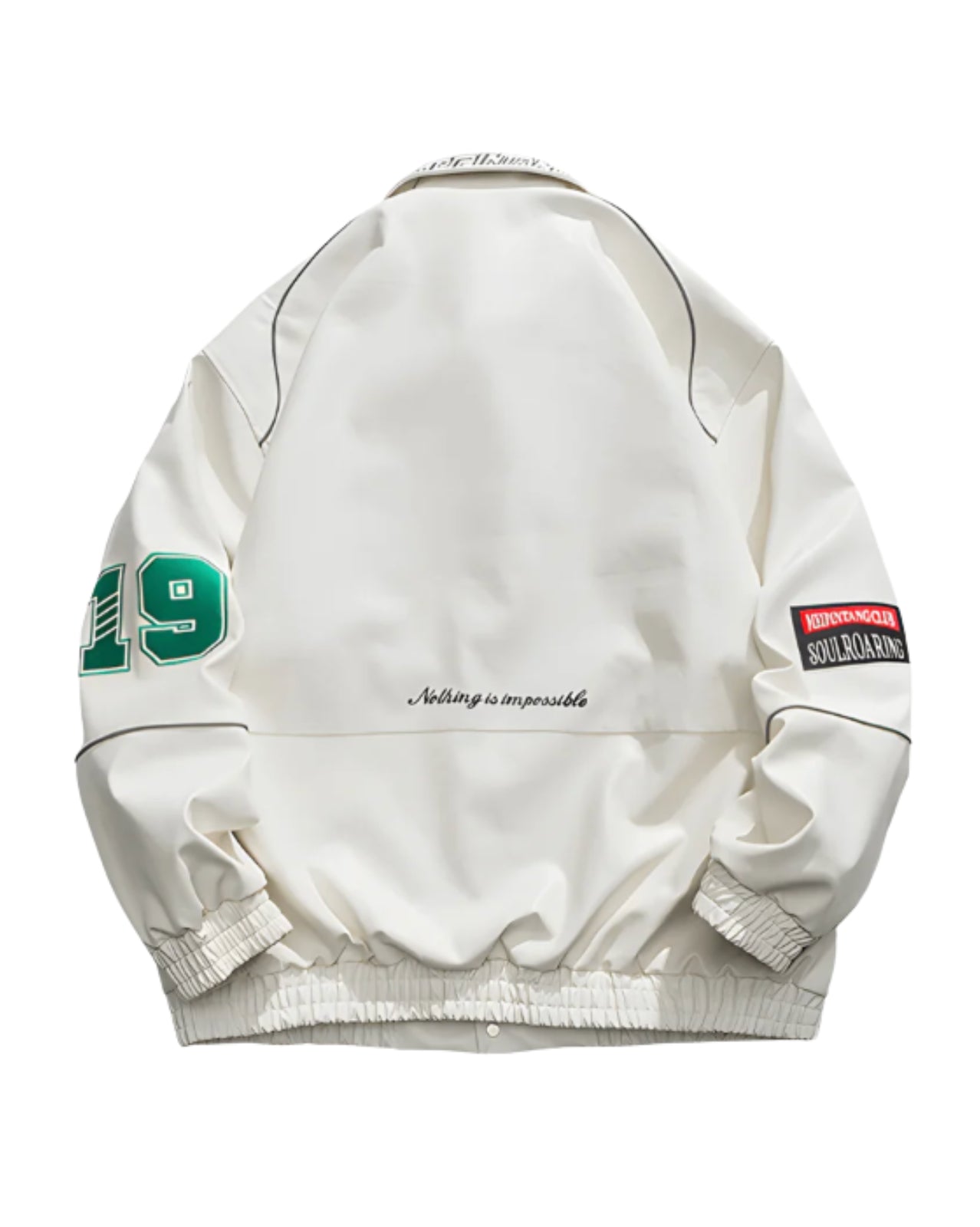 Racing Jacket - Brown, Black, White