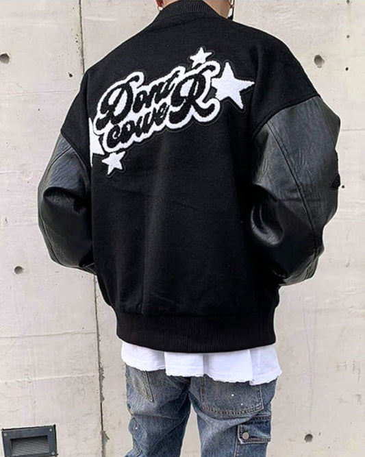 Triple Black Varsity Jacket