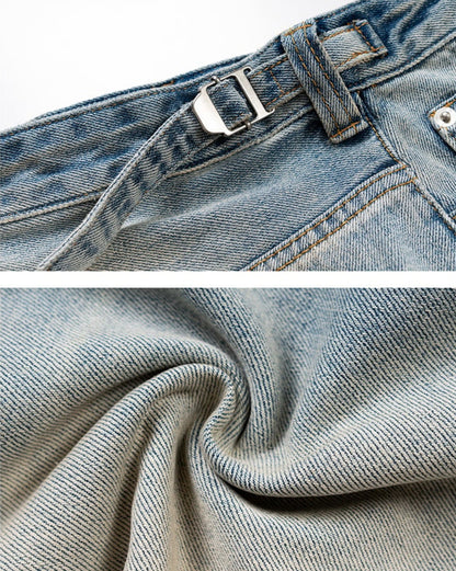 Loose Retro Denim Shorts