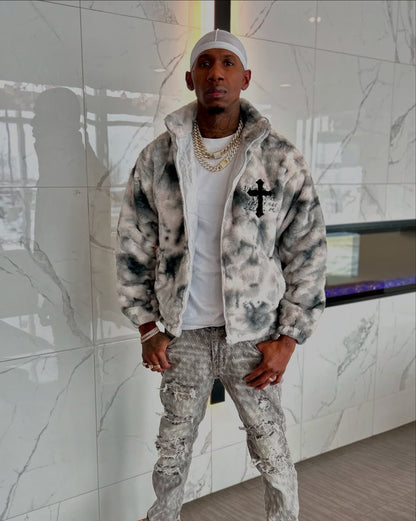Premier Fur Jacket - White