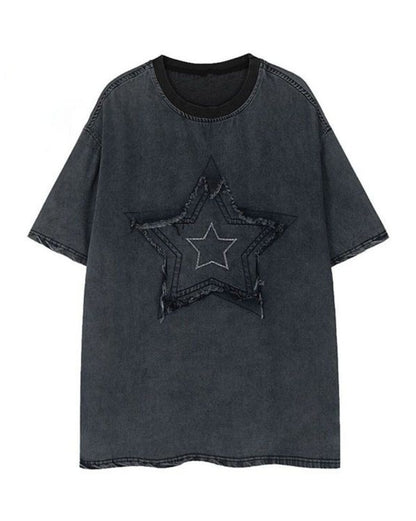 Starburst Denim Tee