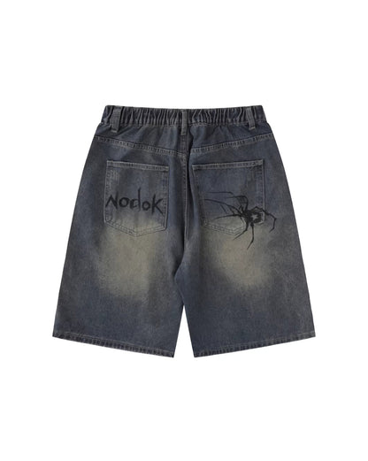 Retro Spider Shorts