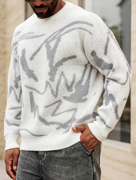 Frosted Graffiti Sweater