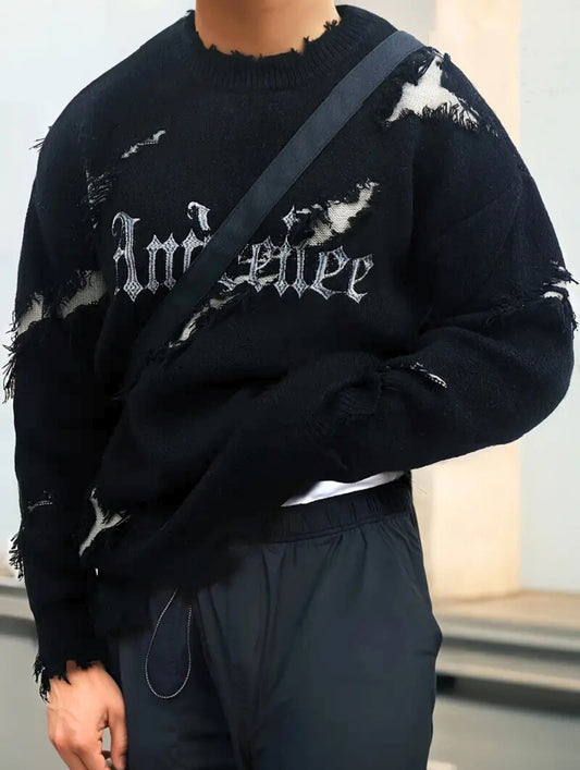 Rebel Distressed Sweater