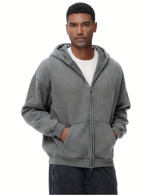 Faded Urban Zip Hoodie