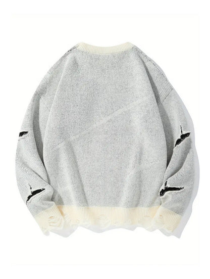 Rebel Distressed Sweater