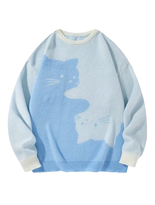 Twin Cats Sweater