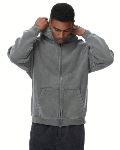 Faded Urban Zip Hoodie