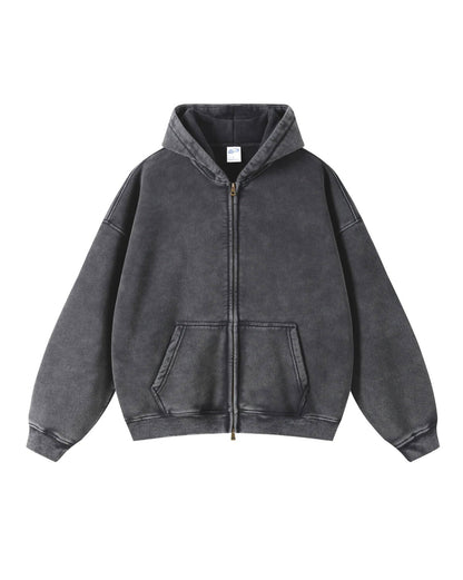 Faded Urban Zip Hoodie